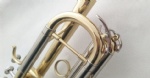 C key Gold Silver Trumpet