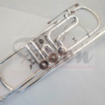 Bb key Silver-plated high quality Trumpet