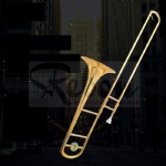 Tuning Bb/F key Slide plated gold Tenor Trombone