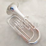 Bb key Plated Silver Baritone tuba