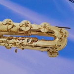 Eb Key Brass Baritone Saxophone
