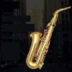 Brass body Eb Key Saxophone
