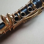 Bb Ebony Gold key Clarinet